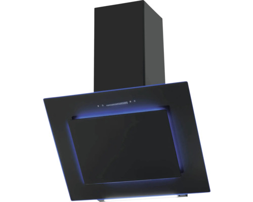 Hotte inclinée Amica KHF 665 651 S lxp 60 x 39,4 cm noir Hotte de cuisine noire