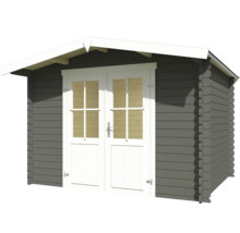 Gartenhaus aus Holz mit Doppeltür und Fenstern