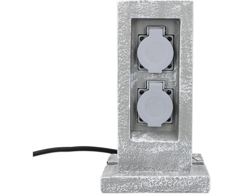 Aussensteckdose mit zwei Steckdosen