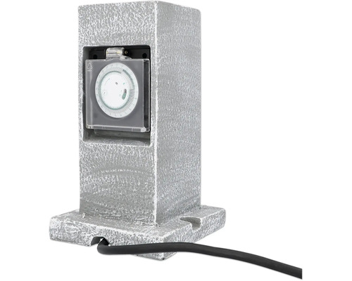 Zeitschaltuhr für den Aussenbereich im Steingehäuse