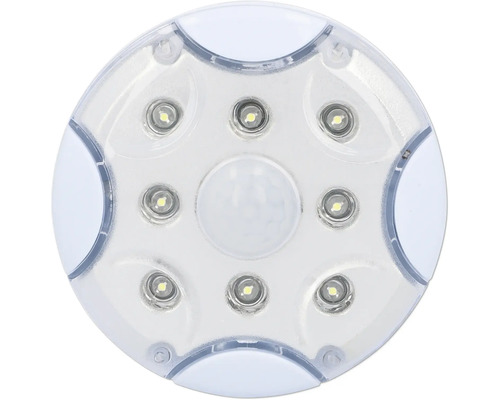 Lampe LED ronde avec détecteur de mouvement pour éclairage intérieur