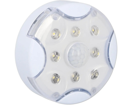 Lampe LED ronde avec détecteur de mouvement
