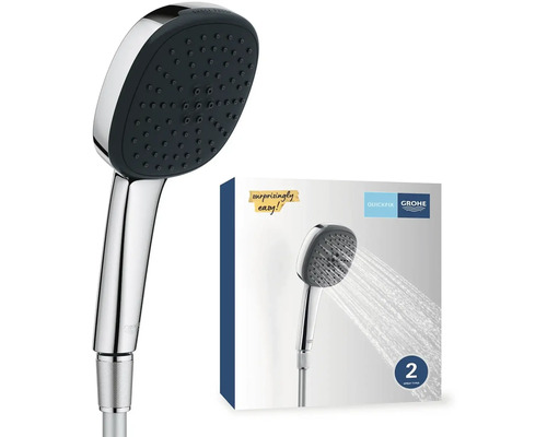 Grohe Handbrause mit zwei Strahlarten und Quickfix Verpackung