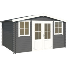 Gartenhaus aus Holz mit Doppeltür und Fenstern