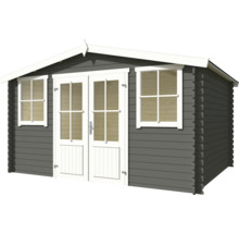 Gartenhaus mit Doppeltür und Fenstern