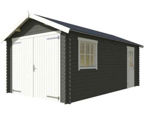 Holzgartenhaus mit Doppeltür und Fenster