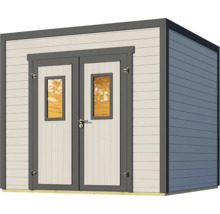 Gartenhaus mit Doppeltür und Fenstern