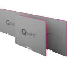 Drei Bauplatten mit Markennamen