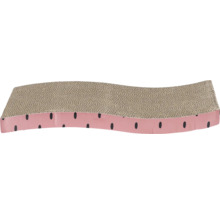 Katzenkratzbrett aus Pappe mit Punktmuster