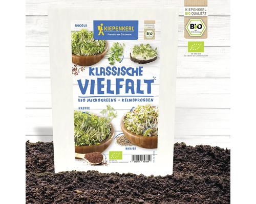 Kiepenkerl Klassische Vielfalt Bio Microgreens und Keimsprossen Packung