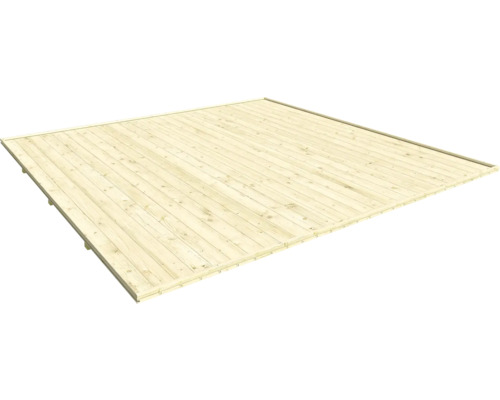 Fußboden Outdoor Life Felix 2/Fynn 2 150 x 200 cm natur Holzbodenplatte für Gartenhaus