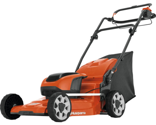 Tondeuse à gazon Husqvarna avec bac de ramassage