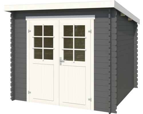 Gartenhaus mit Doppeltür und Fenstern