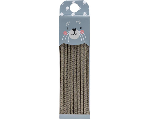 Planche à gratter pour chats avec motif animalier et surface en carton