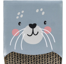 Katzenkratzbrett mit Seehund Design