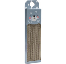 Kratzbrett für Katzen mit Tiergesicht auf der Verpackung