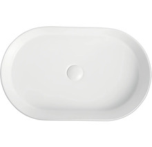 Vasque à poser de forme ovale pour la salle de bain