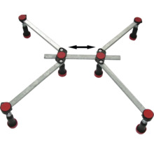 Fliesen Nivelliersystem mit verstellbaren Armen