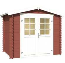 Gartenhaus aus Holz mit Doppeltür und Fenstern
