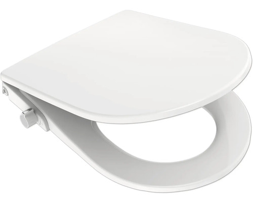 Abattant de WC blanc en plastique