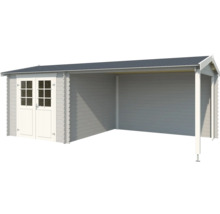 Gartenhaus mit Anbau aus Holz