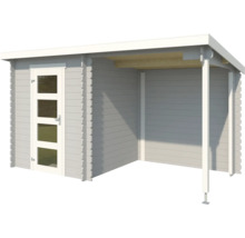 Gartenhaus mit Tür und Anbau