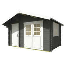 Gartenhaus aus Holz mit Doppeltür und Fenster