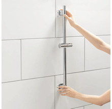 Barre de douche pour montage mural avec main