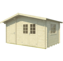 Abri de jardin en bois avec double porte et fenêtre