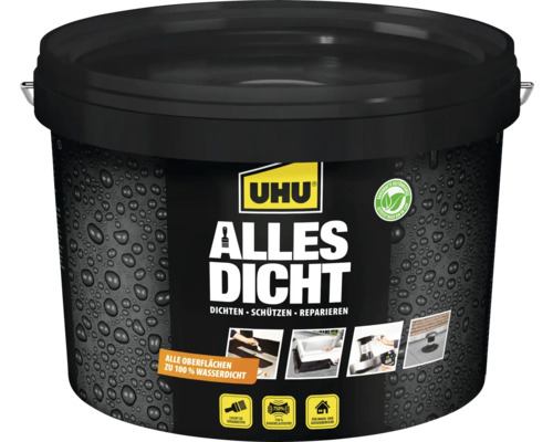Mastic d'étanchéité UHU Aqua Étanche couche d'étanchéité et de protection 2,5 l