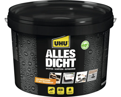 Mastic d'étanchéité UHU Aqua Étanche couche d'étanchéité et de protection 5 l