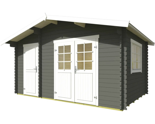 Gartenhaus aus Holz mit Doppeltür und Fenster