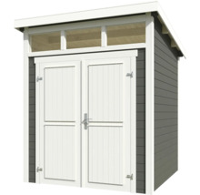 Gartenschrank mit Doppeltür und Fenster