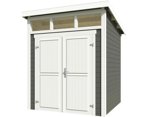 Gartenschrank mit Doppeltür und Fenster