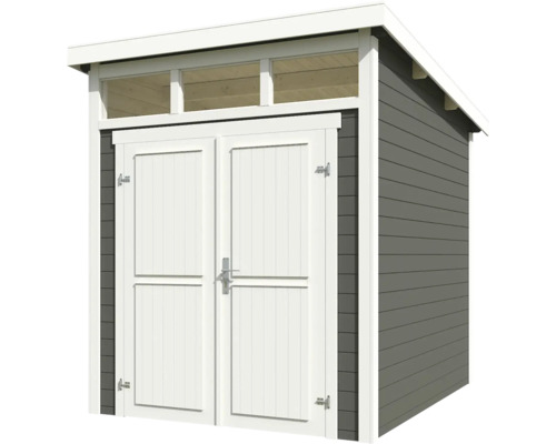 Gartenschuppen mit Doppeltür und Oberlicht