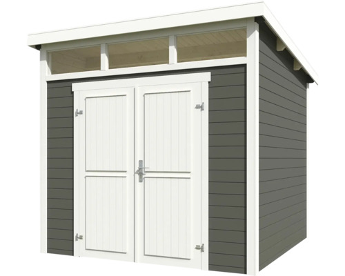 Gartenhaus mit Doppeltür und Fenstern