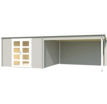 Gartenhaus mit Doppeltür und Anbau