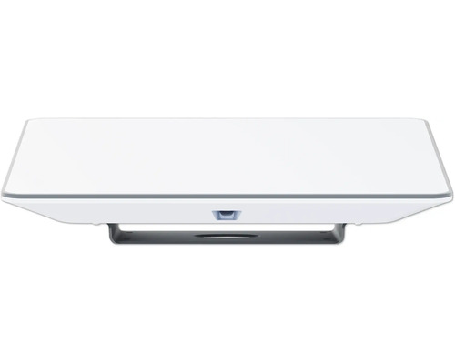 Armoire de toilette blanche avec étagère