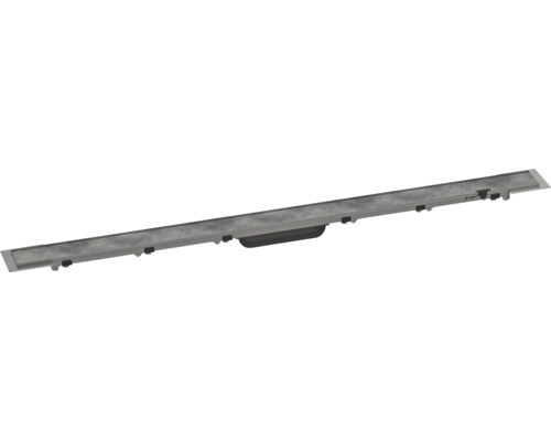 Fertigset Duschrinne hansgrohe RainDrain Rock 1000 mm befliesbar 56033000 ohne Installationsset und den uBox Grundkörper
