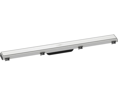 Fertigset Duschrinne hansgrohe RainDrain Match 755 mm weiß 56038450 ohne Installationsset und den uBox Grundkörper