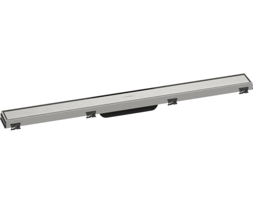 Kit tout prêt caniveau de douche hansgrohe RainDrain Match 755 mm acier inoxydable brossé 56038800 Kit tout prêt caniveau de douche hansgrohe RainDrain Match 755 mm acier inoxydable brossé 56038800