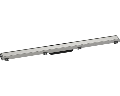 Kit tout prêt caniveau de douche hansgrohe RainDrain Match 855 mm acier inoxydable brossé 56040800 Kit tout prêt caniveau de douche hansgrohe RainDrain Match 855 mm acier inoxydable brossé 56040800