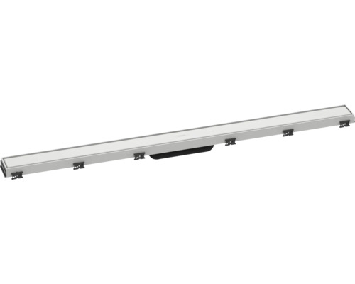 Fertigset Duschrinne hansgrohe RainDrain Match 955 mm weiß matt 56041700 ohne Installationsset und den uBox Grundkörper
