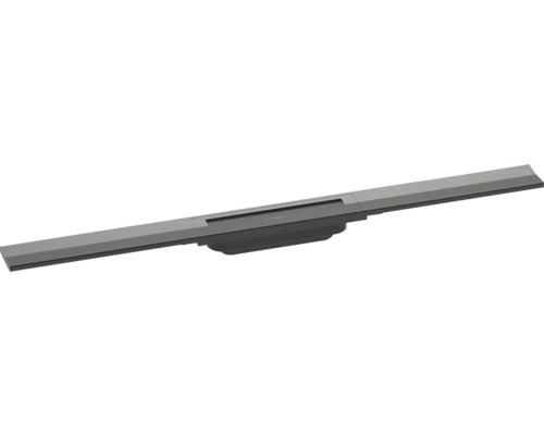 Fertigset Duschrinne hansgrohe RainDrain Flex 800 mm kürzbar brushed black chrome 56044340 ohne Grundkörper