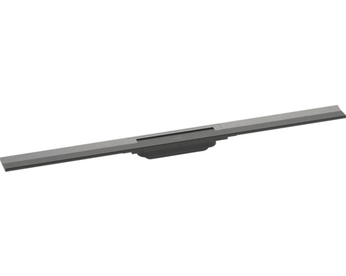 Fertigset Duschrinne hansgrohe RainDrain Flex 900 mm kürzbar brushed black chrome 56045340 ohne Grundkörper Fertigset Duschrinne hansgrohe RainDrain Flex 900 mm kürzbar brushed black chrome 56045340 ohne Grundkörper