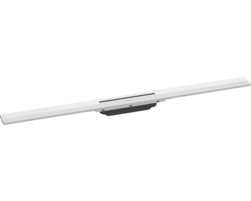 Fertigset Duschrinne hansgrohe RainDrain Flex 900 mm kürzbar weiß matt 56045700 ohne Grundkörper