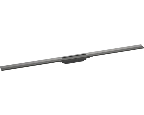 Fertigset Duschrinne hansgrohe RainDrain Flex 1200 mm kürzbar brushed black chrome 56047340 ohne Grundkörper Fertigset Duschrinne hansgrohe RainDrain Flex 1200 mm kürzbar brushed black chrome 56047340 ohne Grundkörper