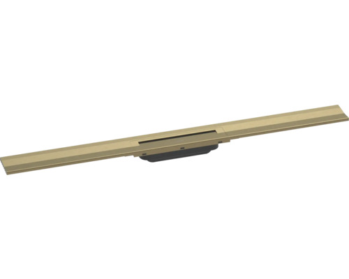 Kit tout prêt caniveau de douche hansgrohe RainDrain Flex 900 mm brushed bronze montage mural 56052140 Kit tout prêt caniveau de douche hansgrohe RainDrain Flex 900 mm brushed bronze montage mural 56052140