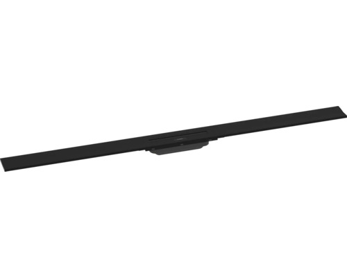 Fertigset Duschrinne hansgrohe RainDrain Flex 1200 mm kürzbar schwarz matt Wandmontage 56054670 ohne Grundkörper Fertigset Duschrinne hansgrohe RainDrain Flex 1200 mm kürzbar schwarz matt Wandmontage 56054670 ohne Grundkörper