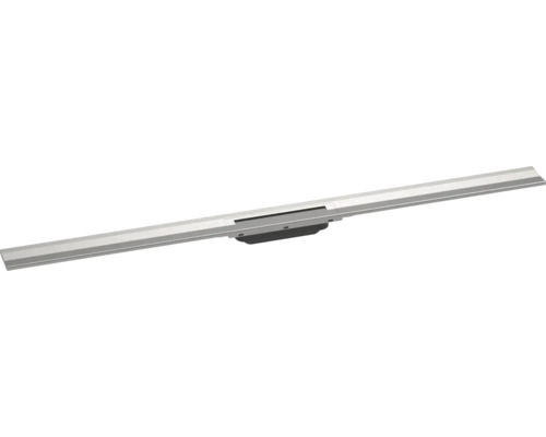Kit tout prêt caniveau de douche hansgrohe RainDrain Flex 1200 mm acier inoxydable brossé montage mural 56054800 Kit tout prêt caniveau de douche hansgrohe RainDrain Flex 1200 mm acier inoxydable brossé montage mural 56054800